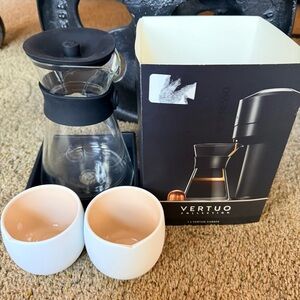 Nespresso Vertuo Carafe Set Konstantin Grcic Double Wall Carafe+2 coffee cup